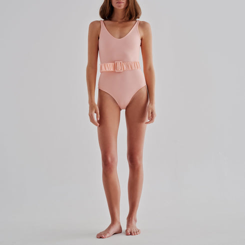 Ruched Belt / Rose